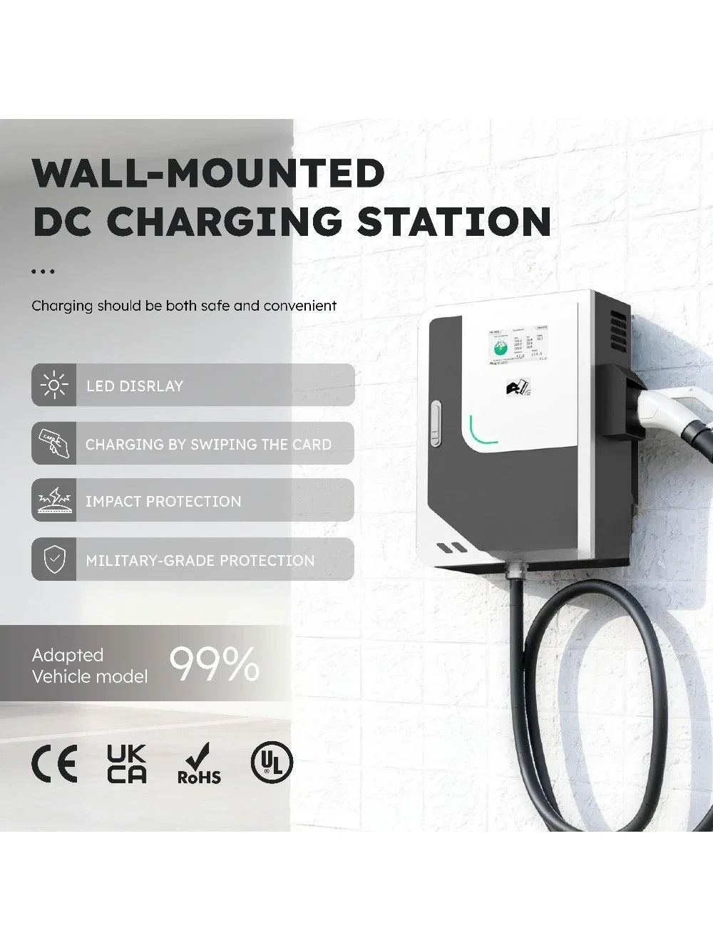High Performance Evse 30kw 40kw 60kw Dc Ev Fast Charger Intelligent New Energy Vehicle Charging Pile for Byd Car