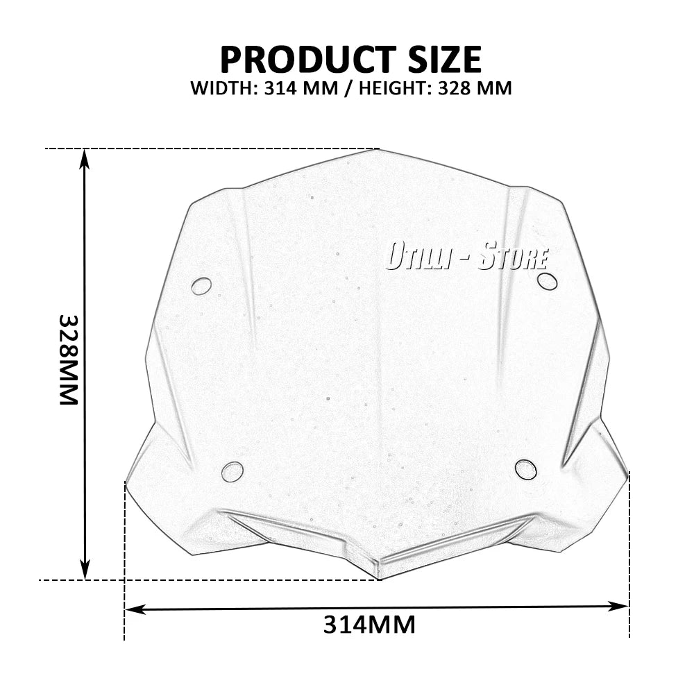 New Motorcycle Windshield Windscreen Screen Glass For BMW R1200GS LC R 1200 GS LC ADV ADVENTURE R1250GS R 1250 GS Adventure