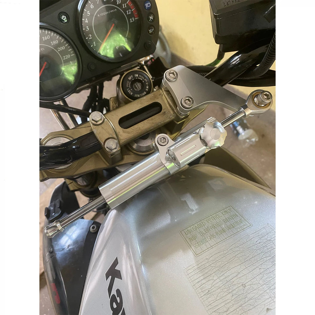 For Kawasaki ER6N ER6F Ninja 650R 2006-2008 Motorcycle Aluminum Steering Damper  2007Stabilize Bracket Support Mounting Kit
