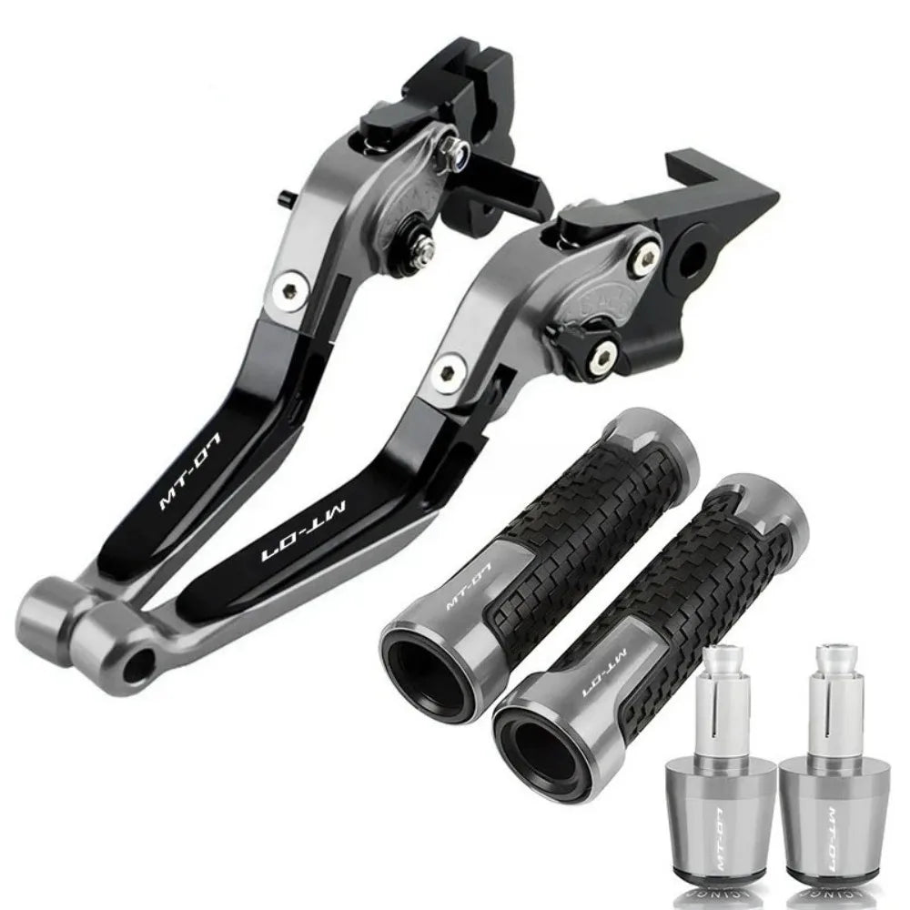 Motorcycle CNC Adjustable Folding Extendable Brake Clutch Levers Handle For Yamaha MT-07 FZ-07 MT 07 FZ07 MT07 FZ 07 2014-2025
