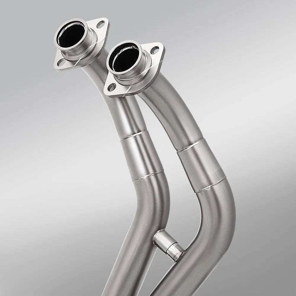 For YZF-R7 XSR700 MT-07 Motorcycle Exhaust Full System Front Pipe With Dual O2 Sensor And Slip-On Tail Muffler Moto Parts