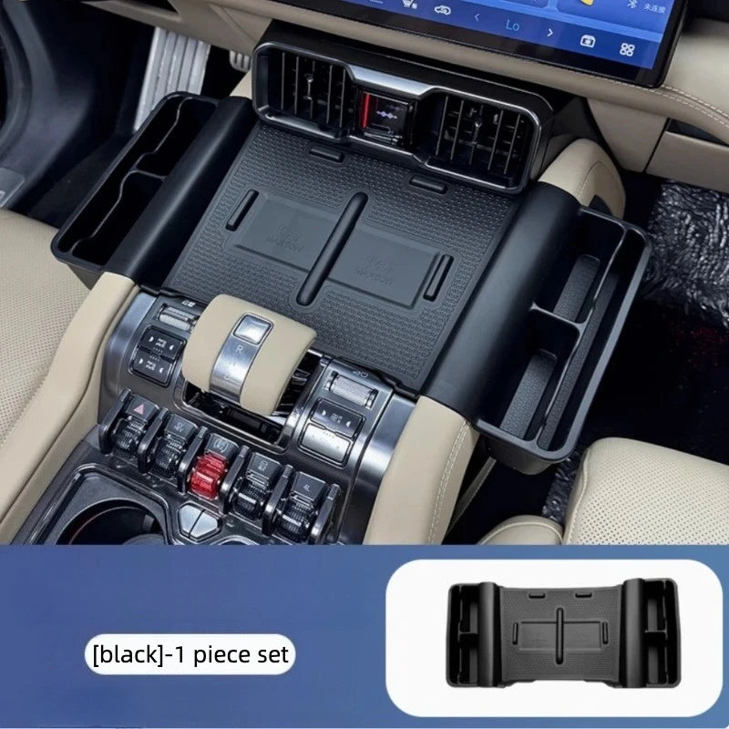 For BYD Denza B8 2024 2025 Models Wireless Charging Silicone Pad Central Control Storage Box Modify Accessories