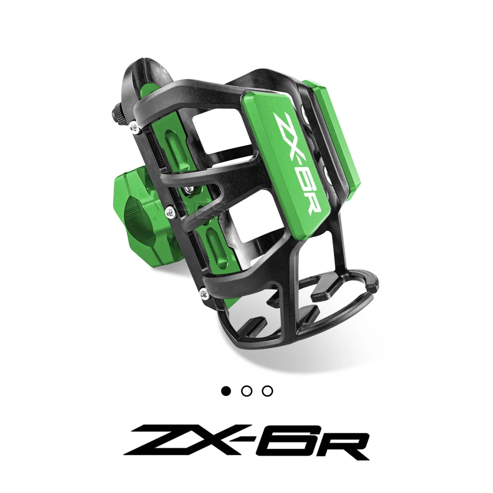 قاعدة زجاجة مياه للمشروبات للدراجات النارية كاواساكي نينجا ZX-6R ZX6R ZX-4RR ZX4RR ZX-4R ZX4R، حامل أكواب مياه للمشروبات