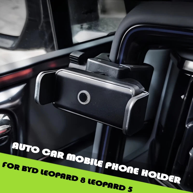 Auto Car Mobile Phone Holder Fit for BYD Leopard 5 Leopard 8 Auto Electric Smart Phone Holder Car Interior Upgrade Parts