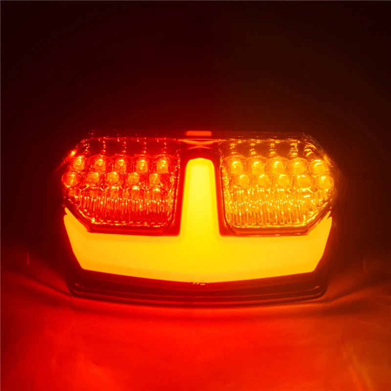 waase For Honda CRF1100L Africa Twin 2020 2021 2022 2023 2024 EMark Rear Tail Light Brake Turn Signals Integrated LED Stop Light