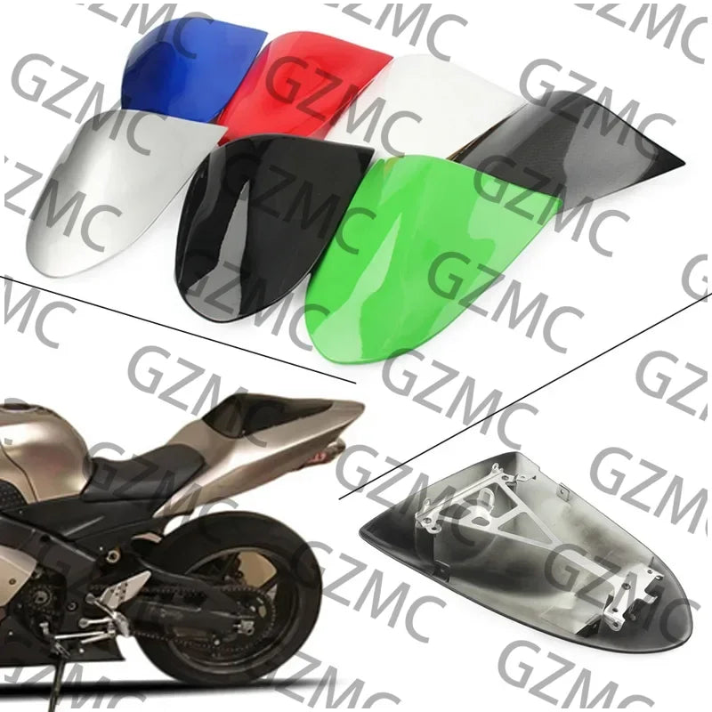 Motorcycle For Kawasaki Ninja ZX6R 636 2005 2006 ZX10R 06- 2007 Rear Passenger Cowl Seat Back Cover Fairing Part Rear Seat Cover