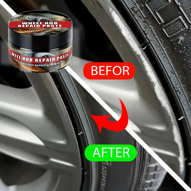 NEW 1 Piece Universal Wheel Repair Set - Alloy Rim Scratch Polishing Paste, Car Wheel Care Polishing Cream, Alloy Spoke Scratch