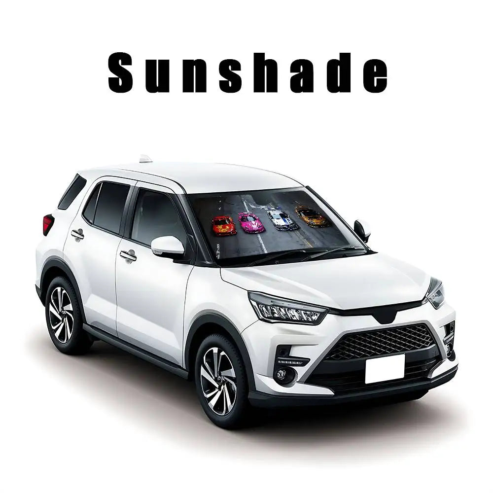 Cool The F-fast And The F-furious Stylish And Trendy Windshield Sunshade, Car Windshield Cover, Car Sunshade Curtain