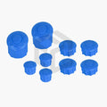9PCS Motorcycle Frame Hole Caps Cover Plug For BMW R1200GS R 1200 GS LC Adventure ADV R1250GS R 1250 GS Adventure 2014-2023