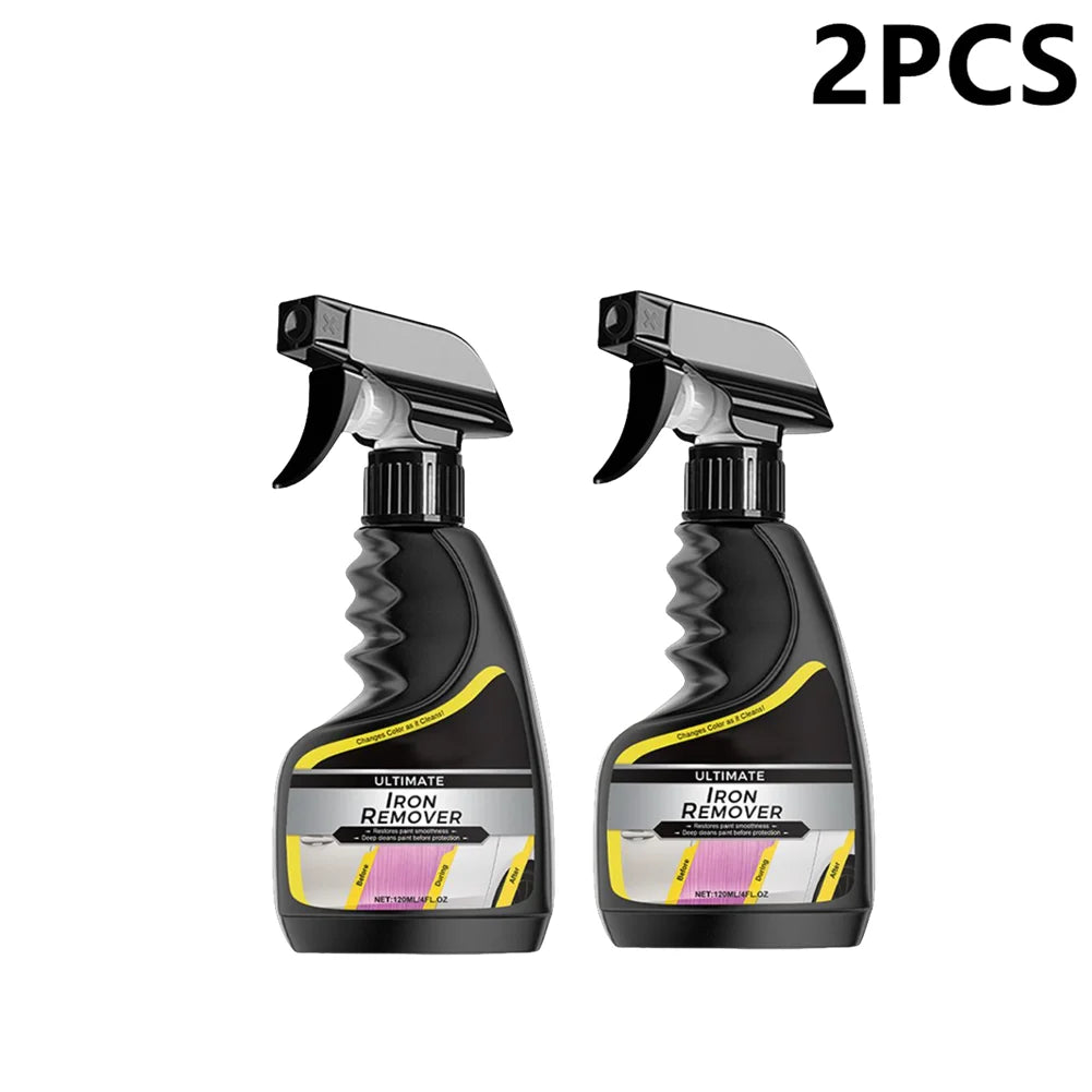 1/2X Car Wheel Hub Care Auto Exhaust Pipe Rust Remover Quickly Clean Metal Iron Rust Derusting Spray Prowder Stain Removal Agent