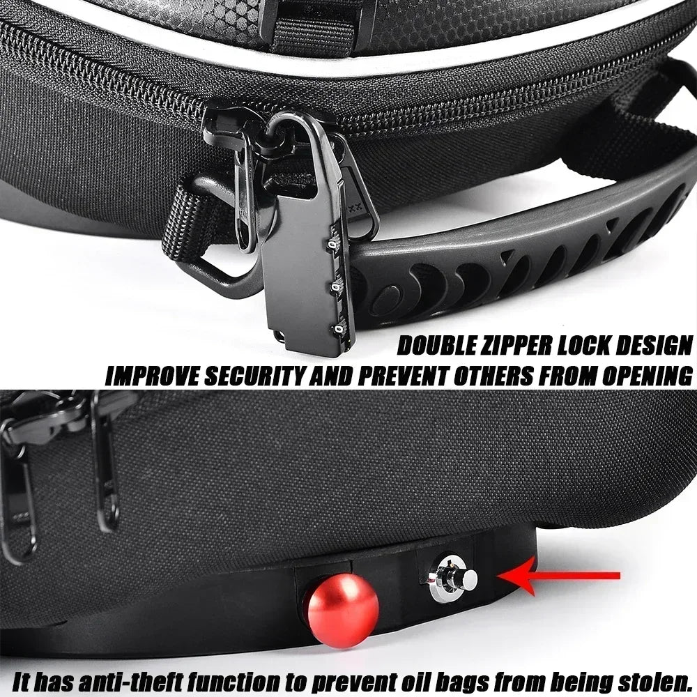 For Yamaha MT-07 MT07 MT 07 2025 Tank Bag Luggage Quick Lock Waterproof Tankbag Backpack Navigation Top Case Accessories
