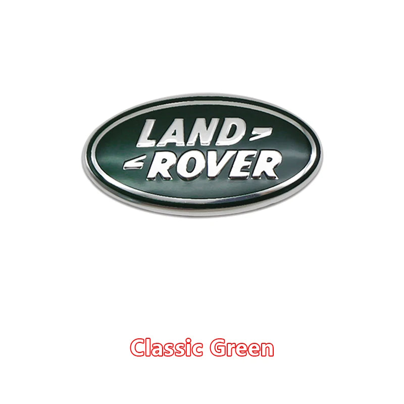 42mm x 22mm ABS Car Steering Wheel Emblem Decals Badge For Land Rover Range Discovery Freelander Evoque SV SVR Velar Defender