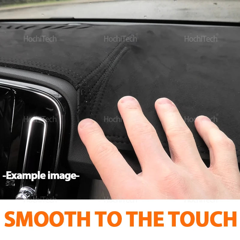 For Mercedes Benz C-Class W205 C-Klasse 2015-2020 Anti-UV Suede Leather Dashmat Dashboard Cover Sun Shade Carpet Non-slip Pad