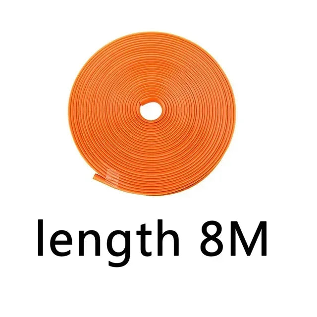Universal Car Rim Protect Strip 8 Meters Wheel Edge Protector Car Wheel Sticker Tire Protection Care Covers Car Styling Amagi