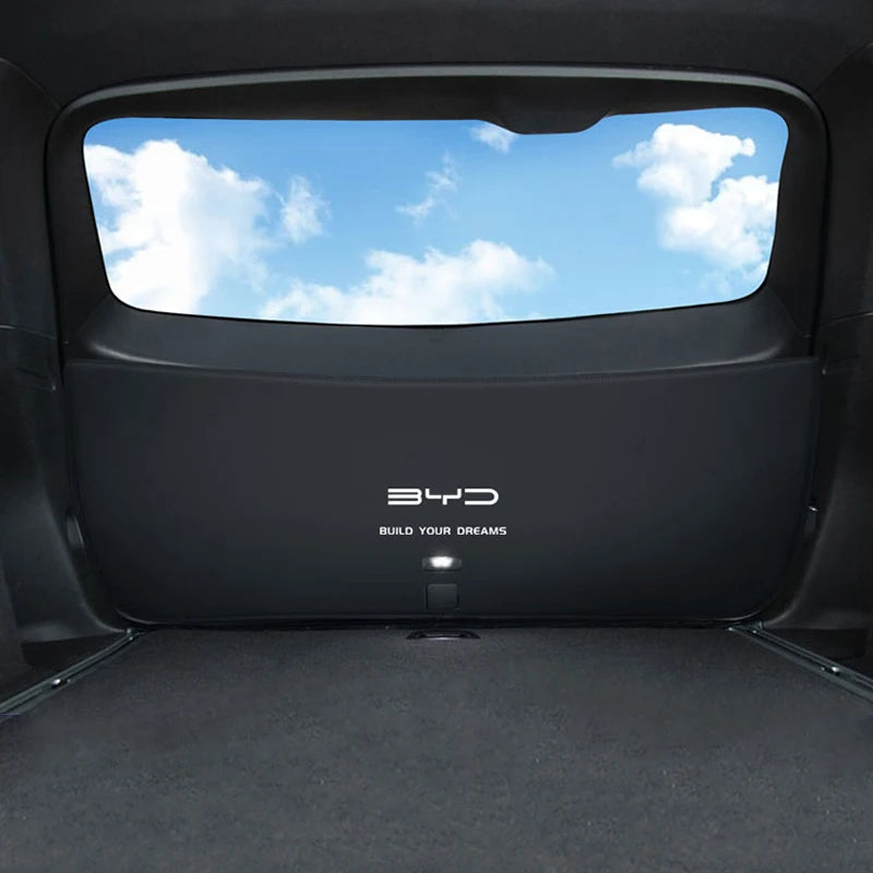 For BYD ATTO 3 YUAN PLUS 2022 2023 Car Luggage Door Protection PU Leather Mat Trunk Mat Interior Decoration Pad