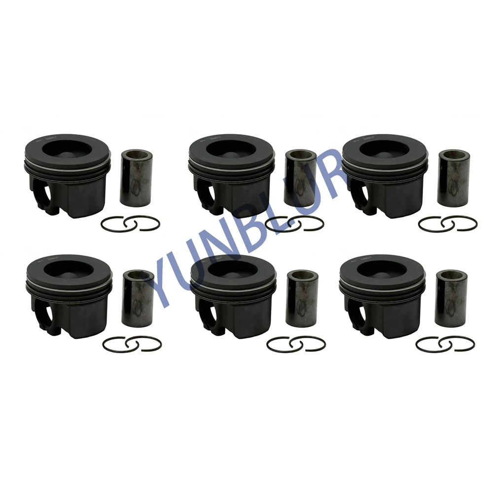 STD Engine Forge Piston & Ring Kit Fit 3.0 L DT306 Diesel 20-24 For JAGUAR F-PACE LAND ROVER DEFENDER DISCOVERY RANGE ROVER
