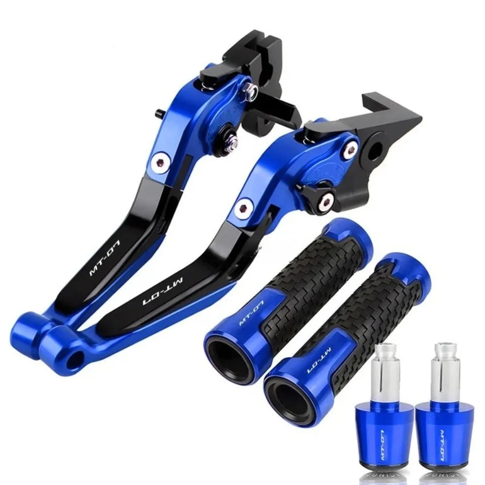Motorcycle CNC Adjustable Folding Extendable Brake Clutch Levers Handle For Yamaha MT-07 FZ-07 MT 07 FZ07 MT07 FZ 07 2014-2025