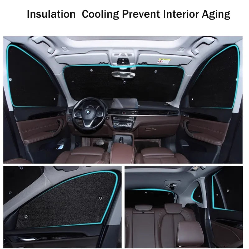 For BYD Sealion 5 DM-i Song Pro SA2 2023~2026 2024 2025 Skylight Sunshade Side Window Windshield Sun Shade Protect Accessories