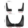 Car Mudguard For Rox 01 Polestones 01 2023 2024 2025 2026 MudFlaps Fender Guards Dust-proof Splash Protect Mudguards Accessories