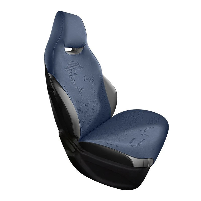 Custom Car Seat Covers For BYD Dolphin 2021 2022 2023 byd Suede leather Car Seat Protective Cover Auto Interior Accessories