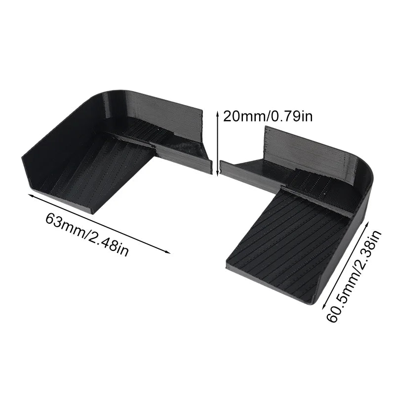 A Pair For Land Rover Defender 90/110 Car Roof Drainage Channels Durable The Deflector Covers For The Water Drainage Channels