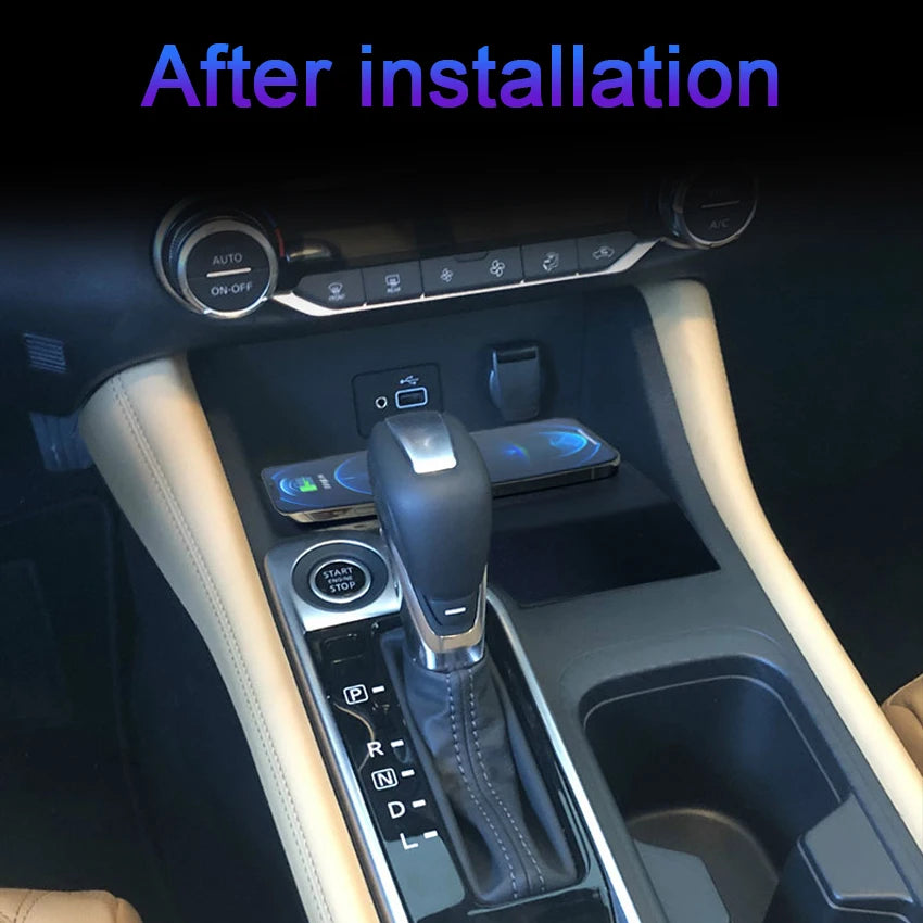 15W Special Car QI Wireless Charger For Nissan Sylphy 2020 2021 2022 wireless phone charger charging phone holder accessories