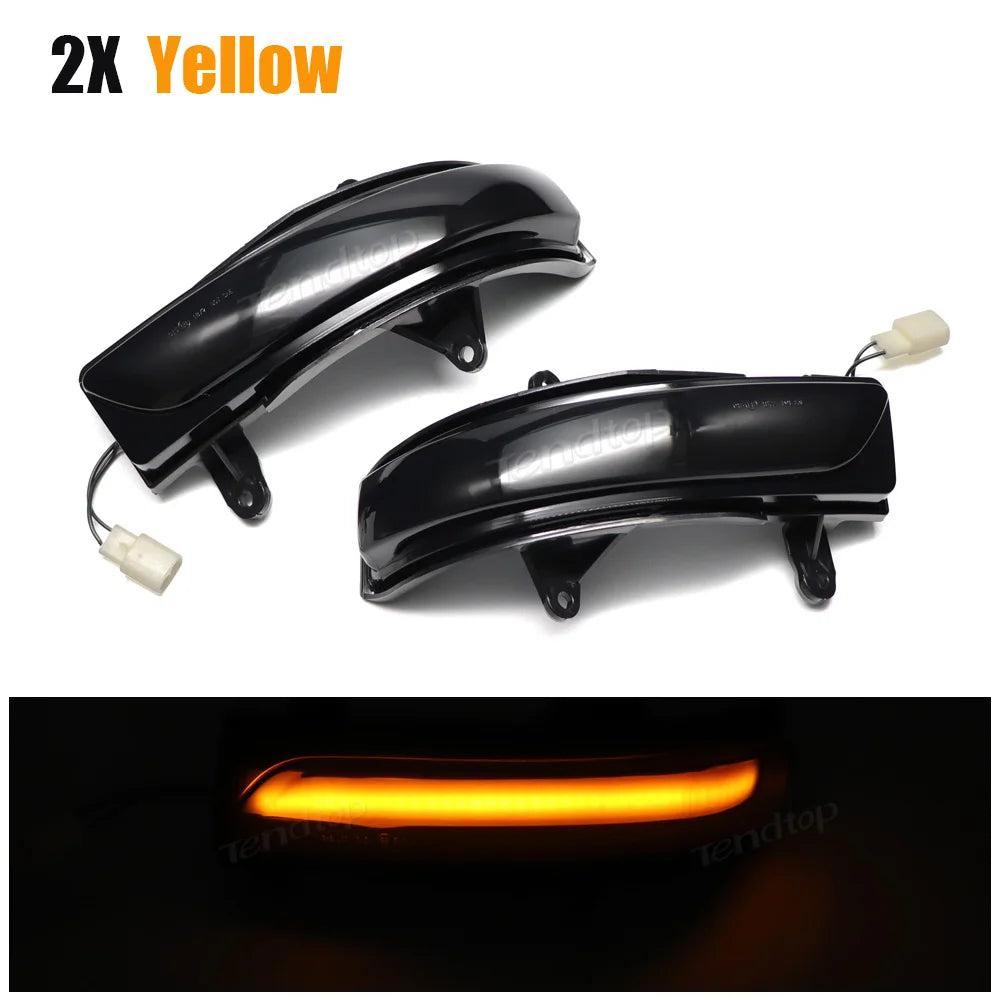 LED Turn Signal Repeater Sequential Light Flashing Side Mirror Blinker For Toyota Land Cruiser LC200 FJ200 Prado FJ150 2010-2023