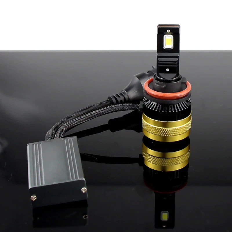 1/2PCS Motorcycle Light 80W White H8 H11 LED Headlight Moto Front Replacement For Ducati 959 Panigale 1299 Year 16-18 Plug&Play