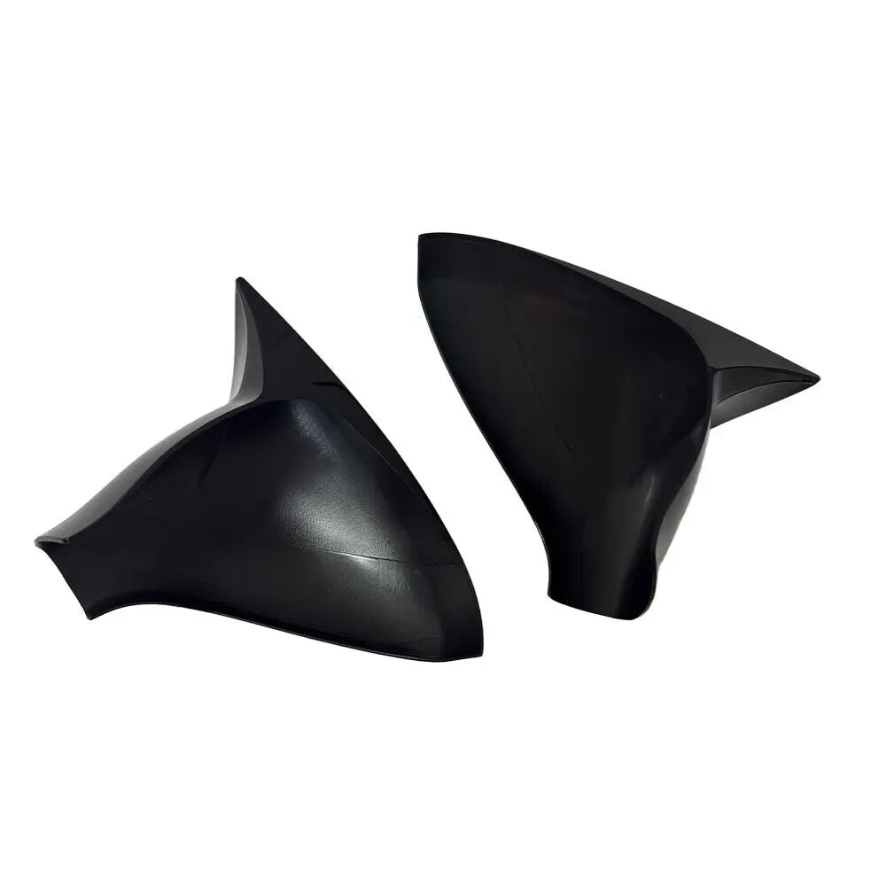 For Peugeot 207 308 2006 2007 2008-2012 ABS Car Rearview Side Mirror Cover Wing Cap Exterior Door Housing Trim Adhesive Sticker