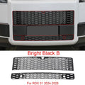 Car Replace Bumper Center Intake Grille Cover For ROX 01 ADAMAS 2024-Present Front Upper Lower Grille  Buckle Insect Proof Net
