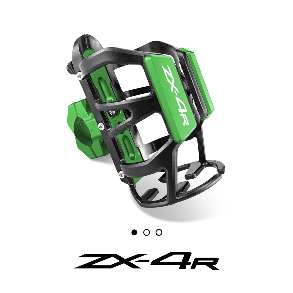 قاعدة زجاجة مياه للمشروبات للدراجات النارية كاواساكي نينجا ZX-6R ZX6R ZX-4RR ZX4RR ZX-4R ZX4R، حامل أكواب مياه للمشروبات
