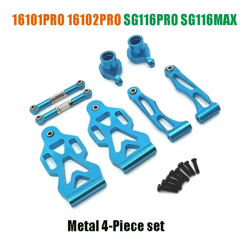 16102PROSCY 16101 PRO  SG116MAX RC Automotive Aluminum Parts Suspension Arm Steering Assembly Drive Shaft Gear Upgrade Metal Kit