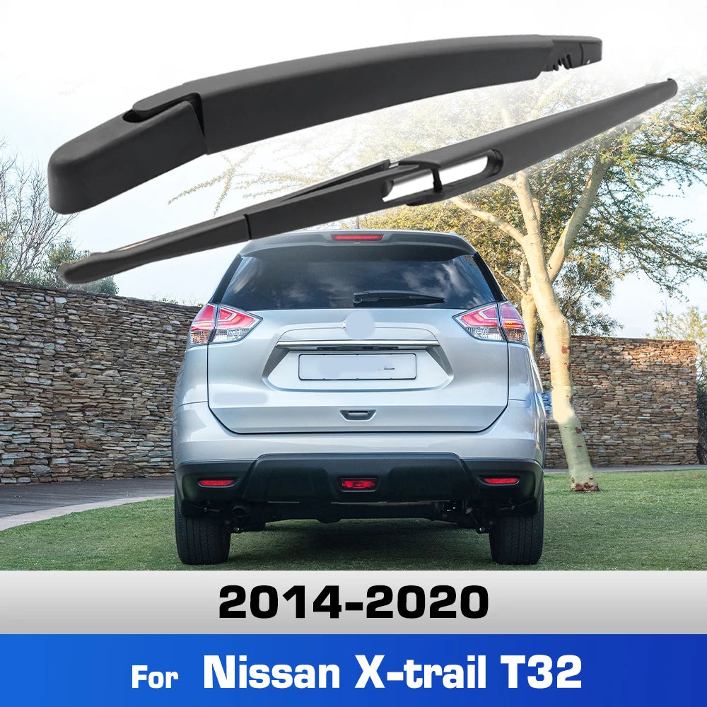 For Nissan X-trail Rogue T32 2014 - 2020 Wiper Rear Wiper Blade & Arm Set Kit  Windshield Windscreen Window Brush