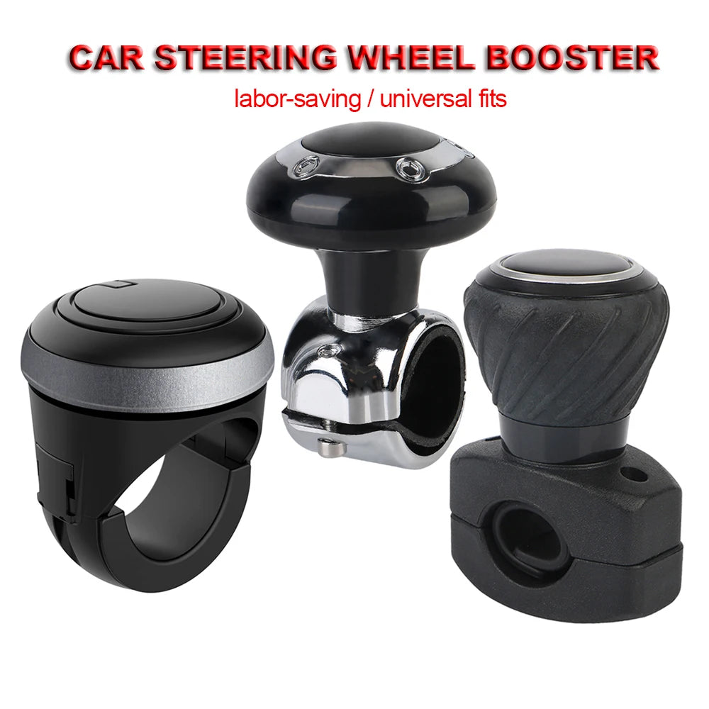 Labor Saving Control On The Car Steering Wheel Turning Ball Handle Rotary Steering Wheels Spinner Knob Steering Wheel Booster