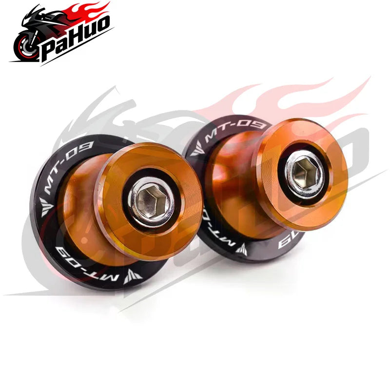 For Yamaha MT07 MT09 MT 07 MT 09 MT-07 MT-09 Swingarm Spools Sliders Stand Screws Swing Arm Motorcycle CNC Aluminum Accessories