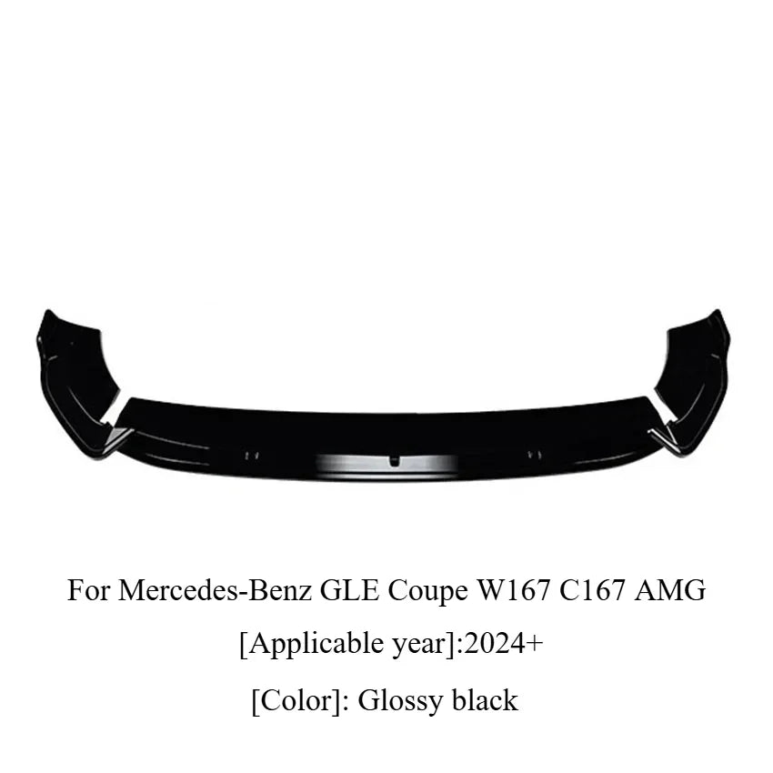 Front Bumper Lip for Mercedes-Benz GLE Coupe W167 C167 AMG 2024+ GLE Class Spoiler Blade Lower Diffuser Guard Protector Cover