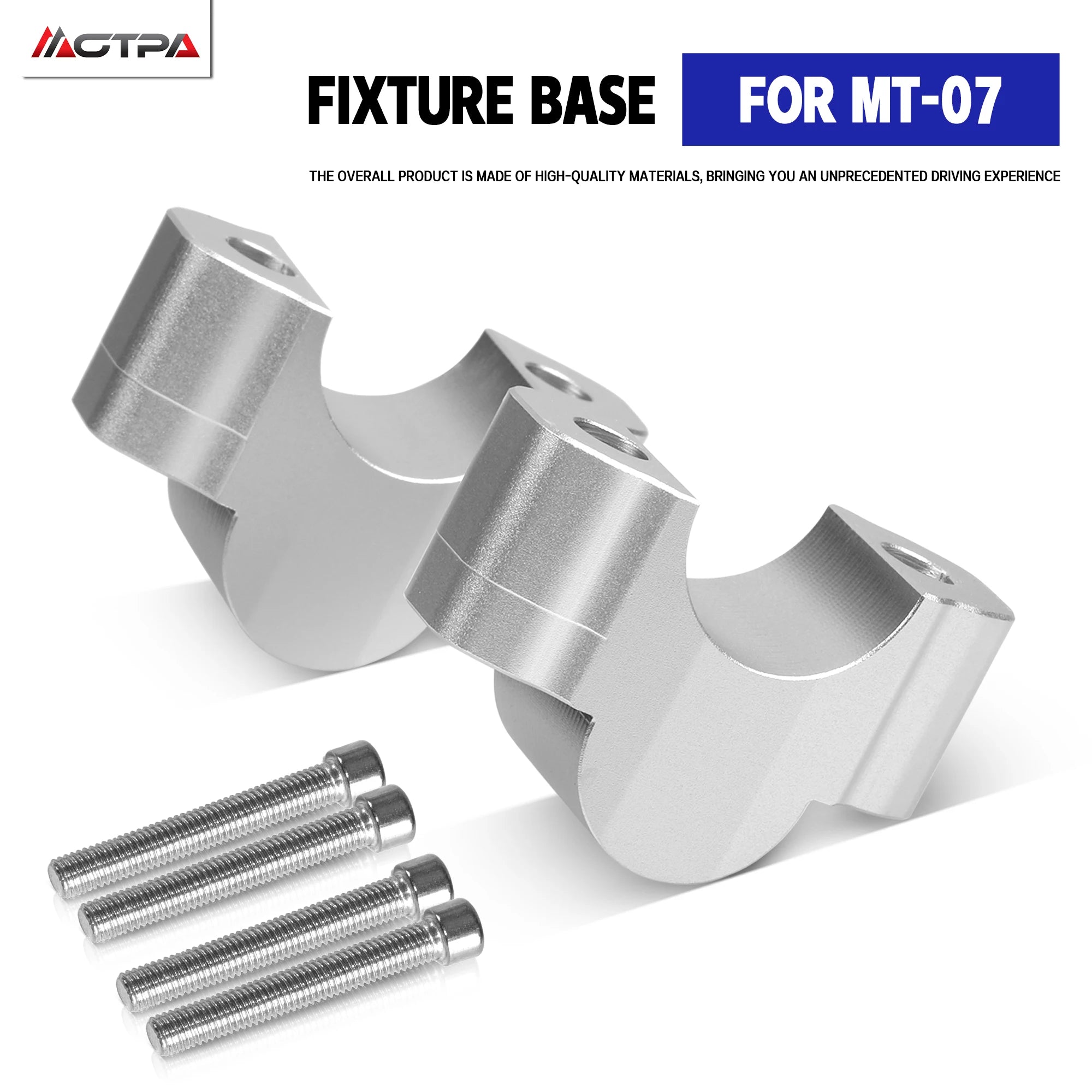 For yamaha MT 07 MT07 mt07 2021-2025 Extend Adapter mt07 Motorcycle Handlebar Riser Bar Mount Handle Clamp