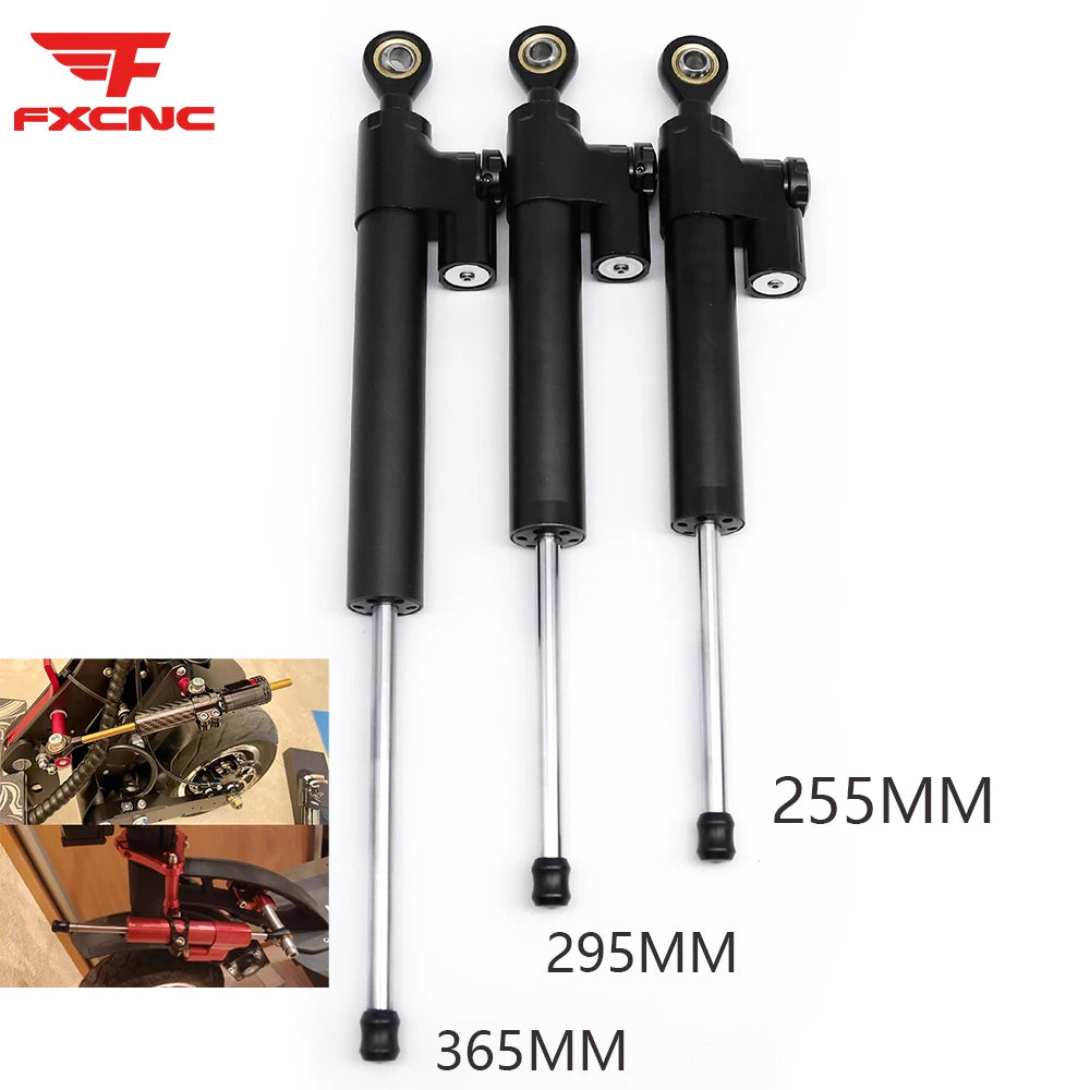 255MM 295MM 355MM Steering Damper Universal Motorcycle Adjustable Steering Damper Stabilizer For Yamaha MT03 MT10 MT 07 MT09