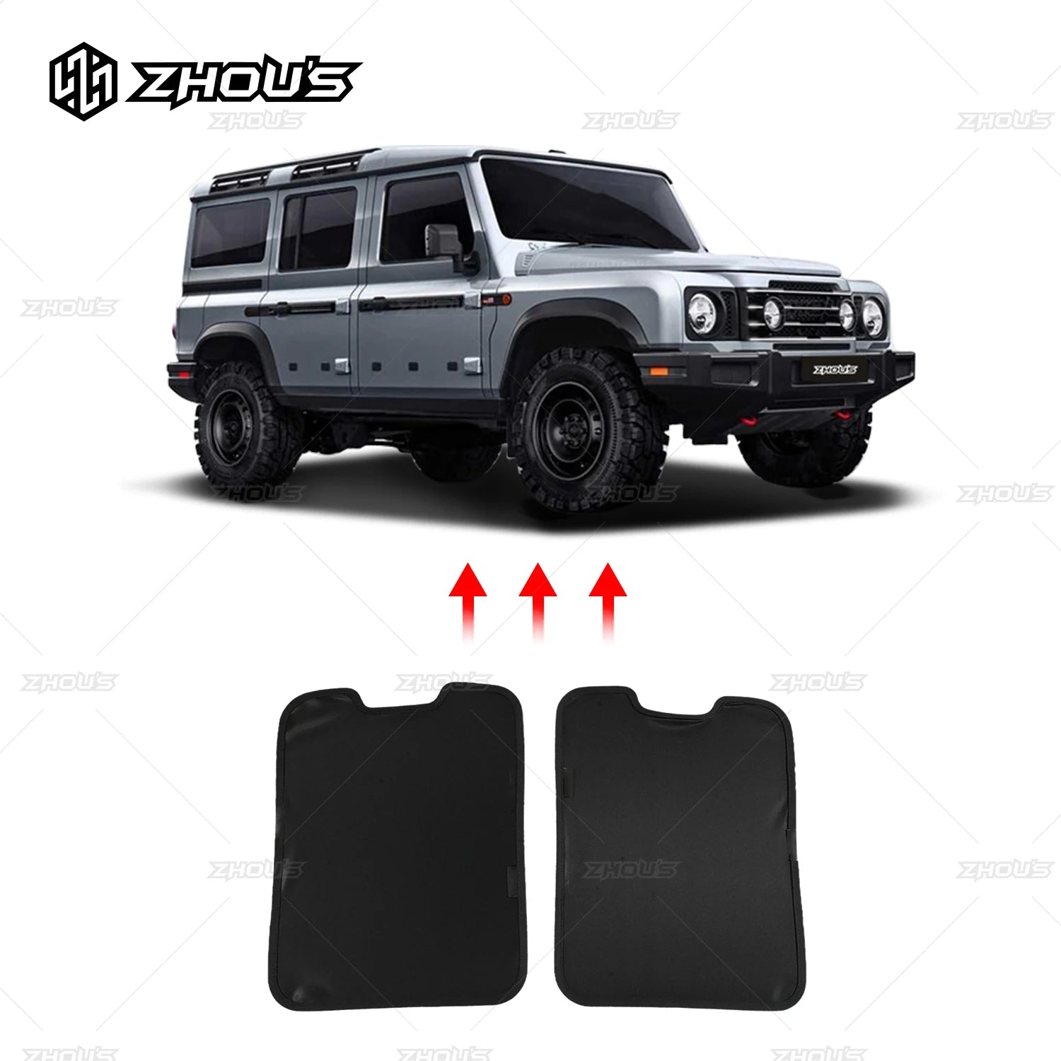 Car Accessories Safari Window Shade Cover (Mesh) for Ineos Grenadier