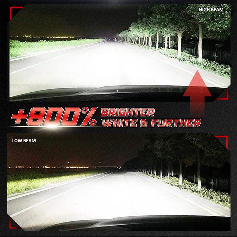 H4 H1 H7 LED Headlights K5C Canbus Car Light 7545 CSP H11 H8 H9 9005 9006 HB3 HB4 9012 HIR2 12V 6000K White Fog Lamp Copper Tube