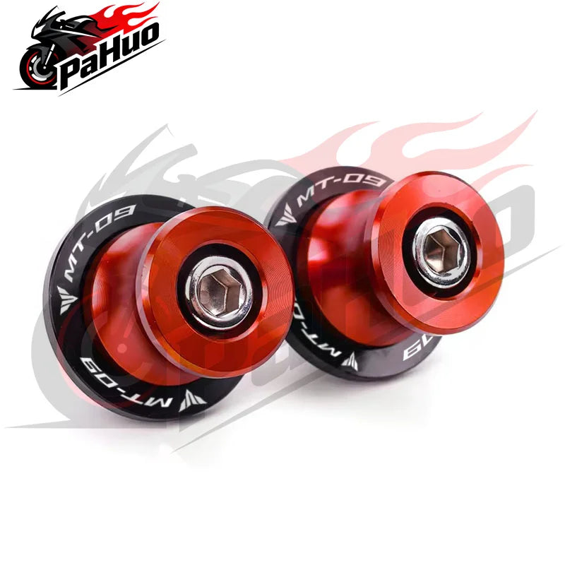 For Yamaha MT07 MT09 MT 07 MT 09 MT-07 MT-09 Swingarm Spools Sliders Stand Screws Swing Arm Motorcycle CNC Aluminum Accessories