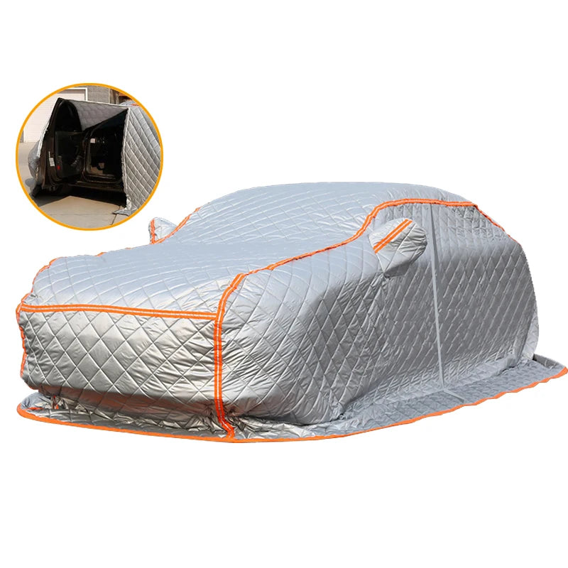 Hot-selling Winter Car Accessories Car Cover Waterproof Thickening Cotton Snow Proof Car Cover Hail Protector
