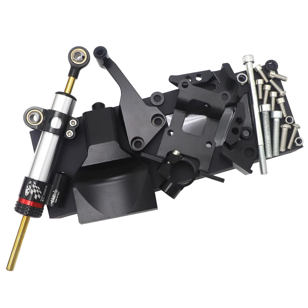 MT-07 MT07 FZ-07 CNC Steering Damper Mounting Bracket Kit For Yamaha MT07 FZ07 2013 - 2020 2014 2015 2016 2017 2019 2020