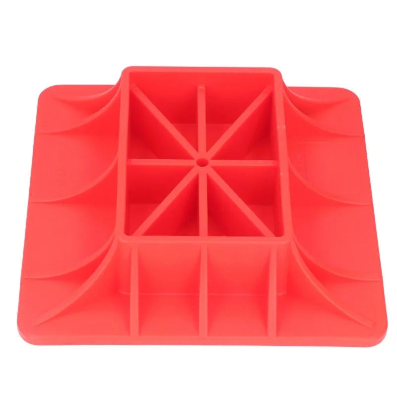 Heavy Duty Lift Jack Off Road Base Red Nylon Anti Fracture Support Board For Sand Mud Grass Soft Ground