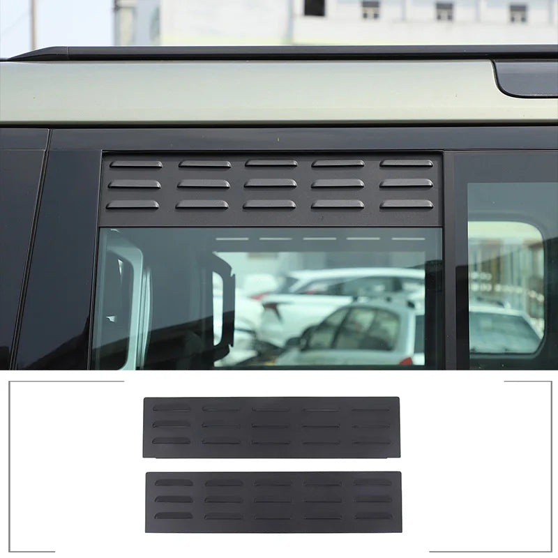 For Land Rover Defender 90 110 130 2020+ Aluminum Alloy Black Car Tailgate Window Storage Fence Foldable Pallet Rack Accessories