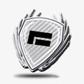 Car Metal Wing Badge Side Window Trunk Car Logo Decoration Sticker Fit For 2024 2025 BAIC JISHI Polestones 01 ROX 01