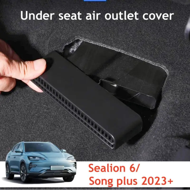 For BYD Sealion 6 Seal U Song Plus Champion 2025 2024 2023 Under Seat Air Outlet Flow Vent Intake Grille Cover Accessories