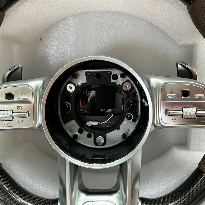Car Accessories Steering Wheel Shift Paddle Kits For Mercedes Benz AMG A45 CLA45 GLA45 C63 S63 W205-T48C