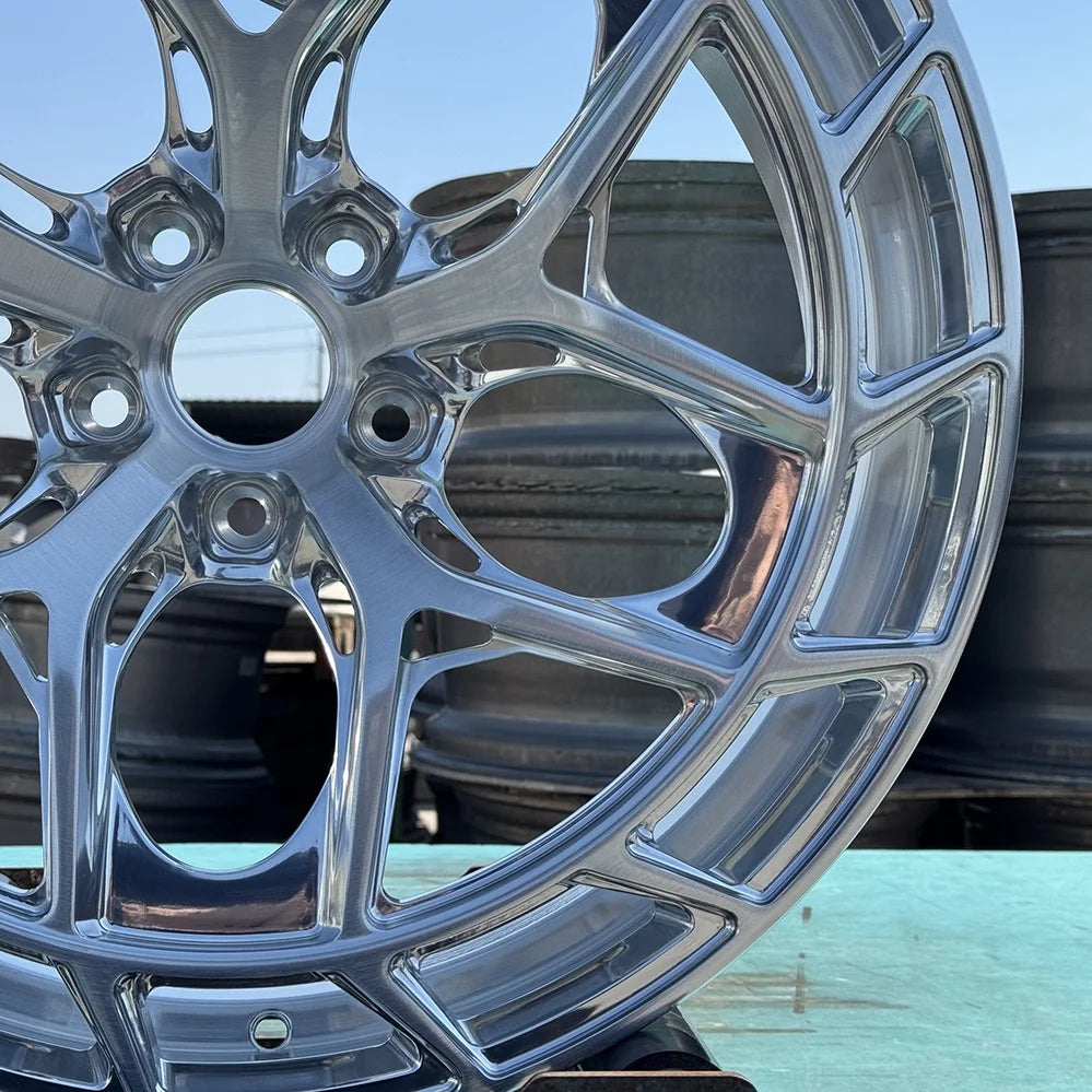 21 22 23Inch 6061-T6 Alloy Car Wheels Custom Brushed Forged Monoblock Wheel For BMW Mercedes Audi Porsche Land Rover