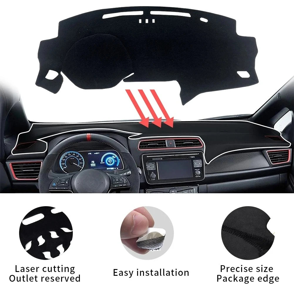 for Nissan Leaf 2017 2018 2019 2020 2021 2022 2023 EV Dashboard Cover Pad Dash Mat Dashmat Car Accessories Carpet